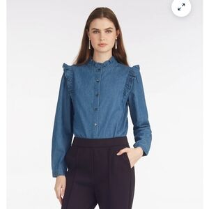 💖 Drapper James Connie Long Sleeve Shirt / Top